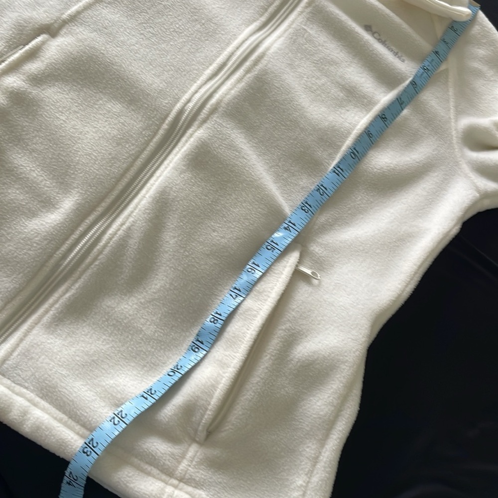 Columbia Women's Cream Fleece Lightweight Jacket - Picture 10 of 10